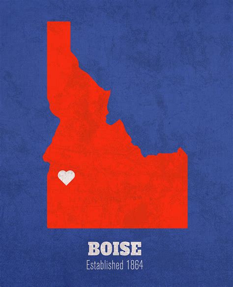 when was boise idaho established.